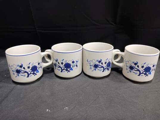 White Blue Floral Vier Jahreszeiten Coffee set image number 2