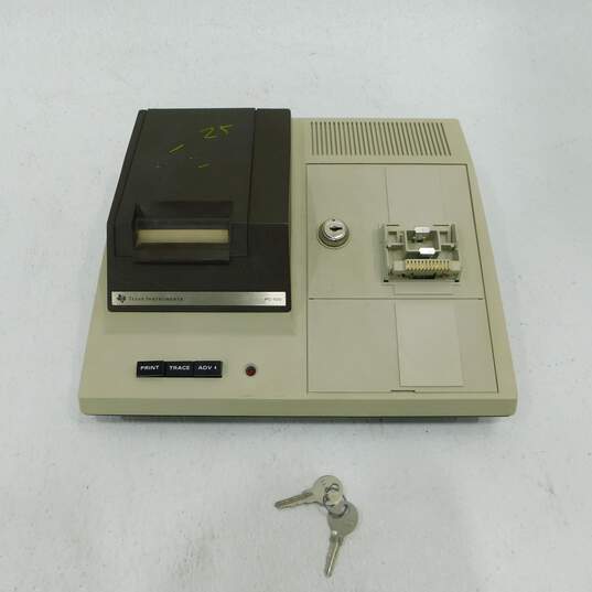 Texas Instruments PC-100 Printer With Key image number 1