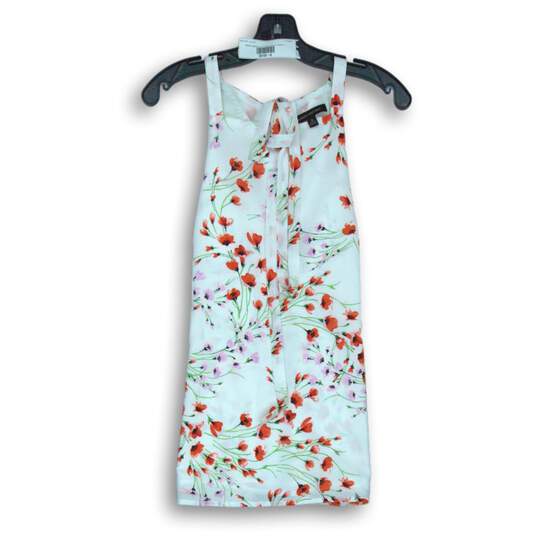 Women's Banana Republic White Floral Shift Dress Size S image number 1