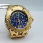 Invicta Swiss 51mm Reserve Subaqua WR 50 ATM St. Steek Pro Diver Flame Fusion Crystal Chrono Day Date Watch 320g image number 9