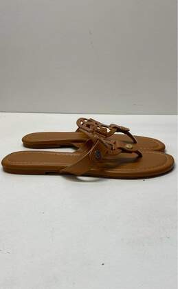 Tory Burch Miller Brown Leather Sandals Thong Sandals Size 9 B