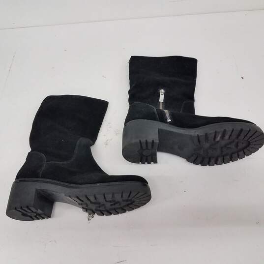 Michael Kors Black Suede Booties Size 9M image number 1