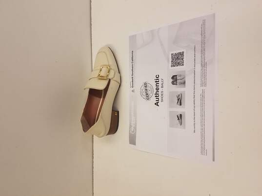 Bally Ivory Collapsible Loafers Women's Sz 5 W COA image number 1