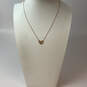 Designer Kendra Scott Gold-Tone Chain Lobster Clasp Heart Charm Necklace image number 1