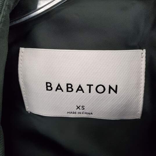 Babaton Green Long Jacket WM Size XS image number 3