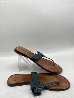 Tory Burch Womens Brown & Green Sandals Size 7 alternative image