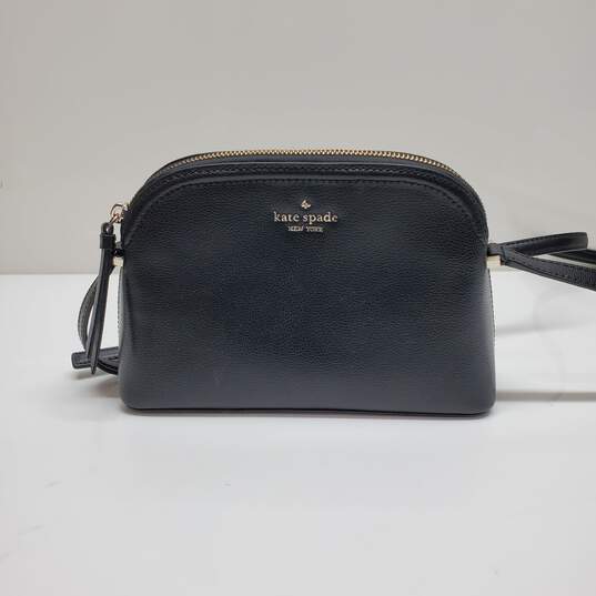 Kate Spade New York Black Leather Mini Crossbody Bag image number 1