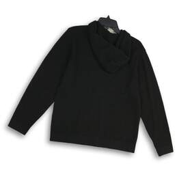 NWT Naadam Womens Pullover Hoodie Long Sleeve Drawstring Black Size Small alternative image