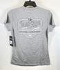 NWT True Religion Womens Gray Heather Short Sleeve Moniker Graphic T-Shirt Sz M image number 2