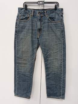 Levis 505 Straight Leg Style Blue Jeans Size 36x30