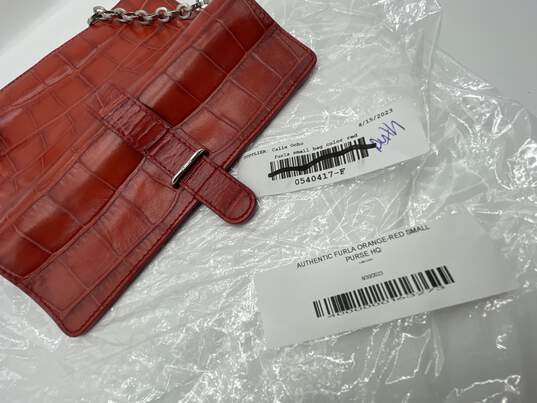 Genuine Crocodile leather red Handbag Women Shoulder leather Bag