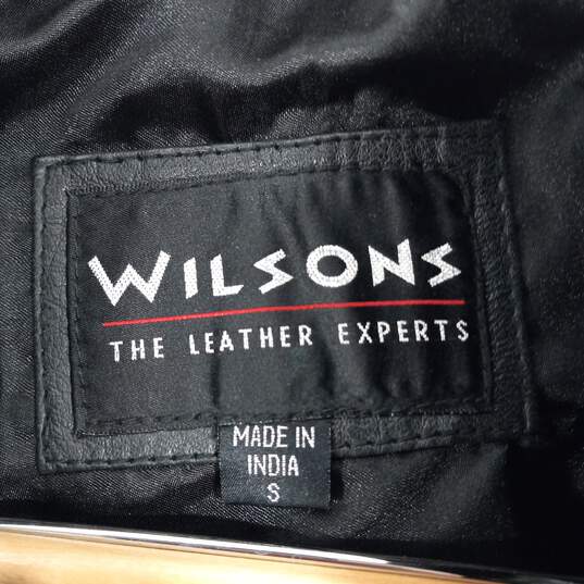 Wilsons Leather Men's Black Jacket Size Small image number 3