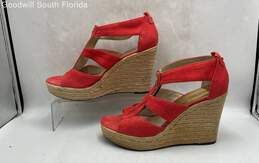 Michael Kors Womens Orange Sandal Size 9 1/2 M