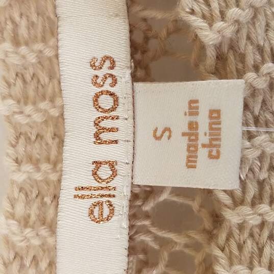 Ella Moss Women Tan Shell Pullover S NWT image number 3