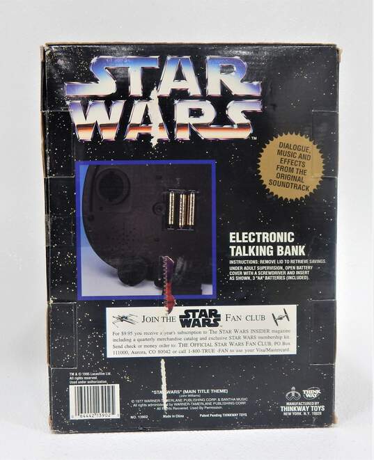 Vintage 1995 Star Wars C3PO & R2-D2 Electronic Talking Bank IOB image number 3