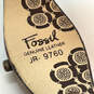 Designer Fossil JR-9760 Gold-Tone Dial Adjustable Strap Analog Wristwatch image number 4
