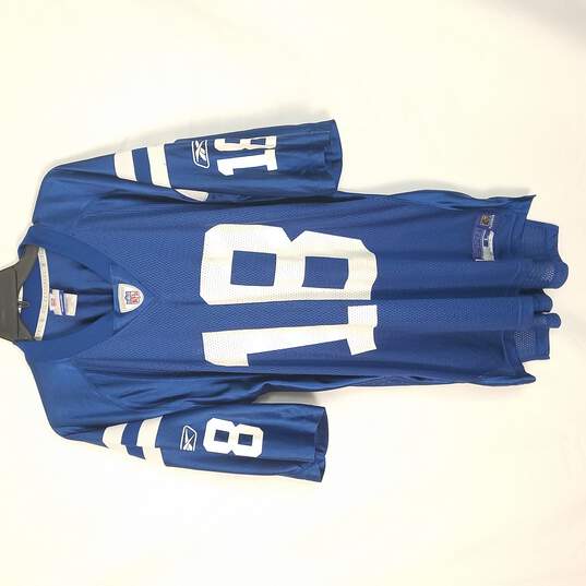 Buy the Reebok NFL Men Indianapolis Colts Blue Jersey L