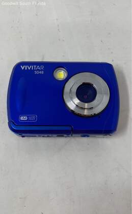 Vivitar S048 Blue Waterproof Digital Camera Needs Battery Not Tested