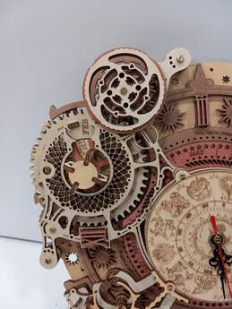 Wooden Zodiac WQall Clock alternative image