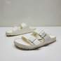 Birkenstock White Rubber Lightweight Slip-On Sandal Size L9 M7 image number 2