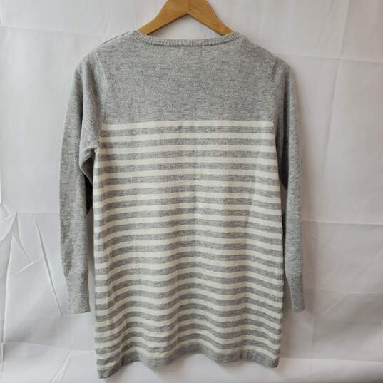 Good Day Angora Blend World Knit Collection Gray Pullover Sweater Women's MD image number 2