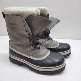 Caribou Sorel Waterproof Snow Boots Grey Size 11