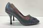 Nine West Women's NwLigia Gray Leather Heels Sz. 8.5 image number 3