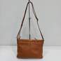 Brighton Pretty Tough City Organizer Brown Leather Shoulder Bag Crossbody Purse image number 2