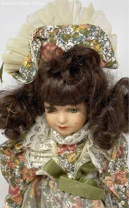 Doll With Dress Floral Of Porcelain alternative image