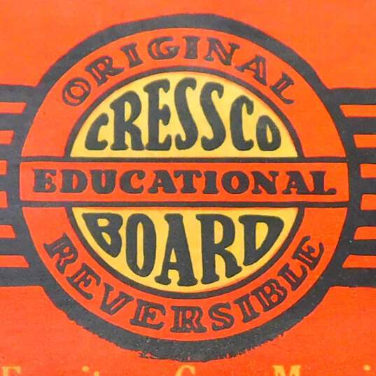 ATQ 1926 Cress Educational Board Red Reversible Letters Numbers image number 3