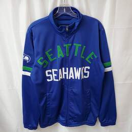 NFL Seattle Seahawks Men's Zip Up Track Jacket in Size M NWT