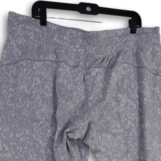 Womens Gray Stretch Slash Pockets Elastic Waist Jogger Pants Size 18 image number 1