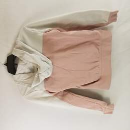 Adidas Women Pink/White Hooded Track Sweater S alternative image