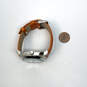 Designer Joan Rivers V377 Silver-Tone Leather Strap Quartz Wristwatch image number 5