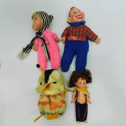 Assorted Vintage Toys Plush Stuffed Animals Dolls Howdy Doody Fisher Price alternative image