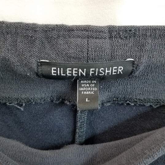 Eileen Fisher Women's Gray Viscose Stretch Pants Size L image number 3