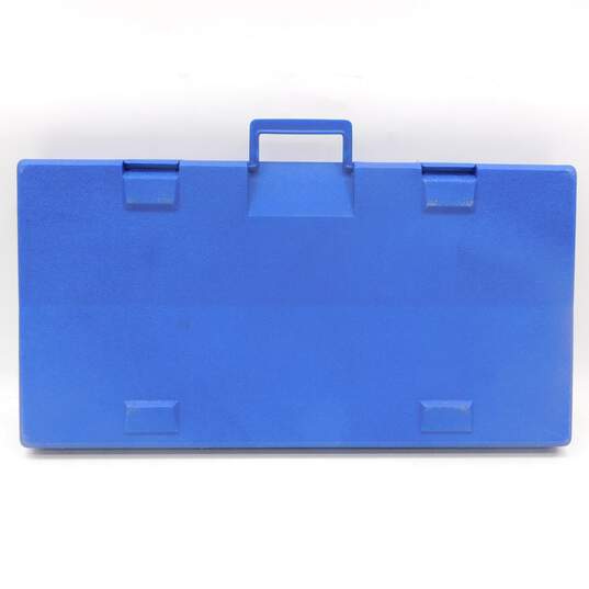 Vintage 1961 MONOPOLY Game with Blue Hard Plastic Travel Case complete image number 8