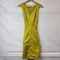 Boden Glorious British Style V-Neck Sleeveless Green Midi Dress Women's 4R image number 1