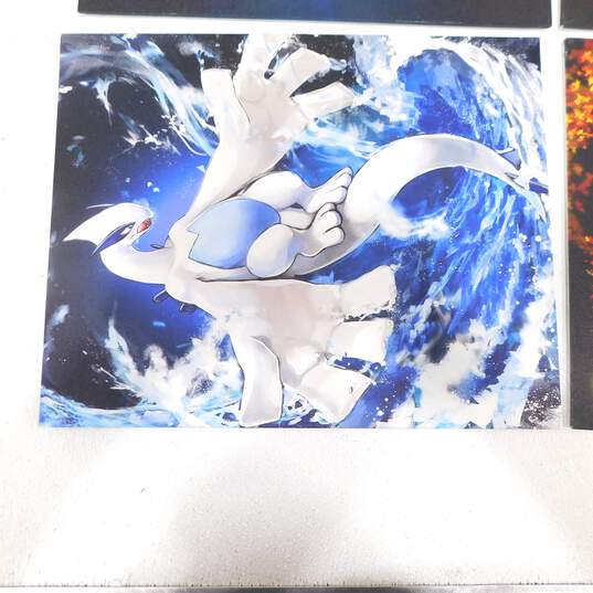 Lot of 4 Pokemon Canvas Art Prints 13x16 w/ Lugia Ho-Oh Kyogre & Groudon image number 4