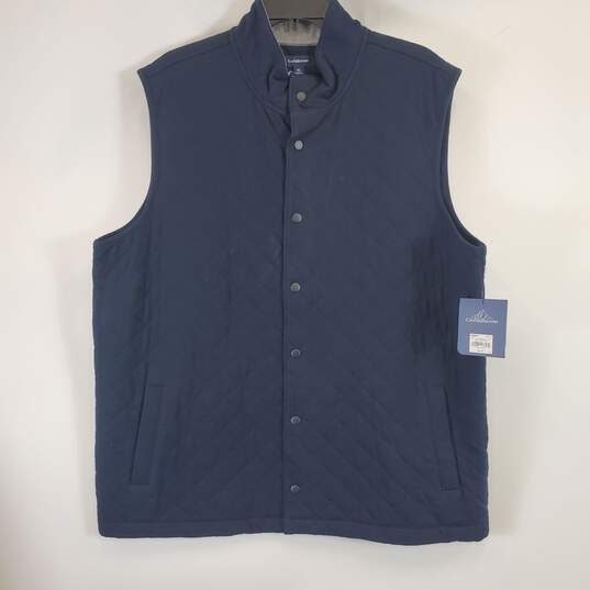 Croft & Barrow Women Blue Quilted Vest XL NWT image number 1