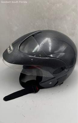 MMG Gray Black Checkered Motorcycle Helmet Size L