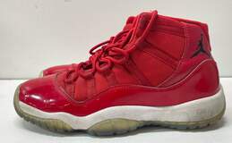Air Jordan 11 Retro Win Like 96 (GS) Red Athletic Shoes Women's Size 8
