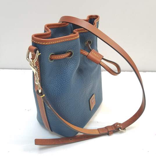 Dooney & Bourke Drawstring Pebble Leather Large Shoulder Bag