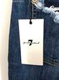 7 For All Mankind Women's "The Skinnky Ankle"-Denim Jeans-Blue-Sz 30-With Tag image number 4