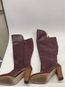 Women's Lane Bryant Size 9w Maroon Tall Boots