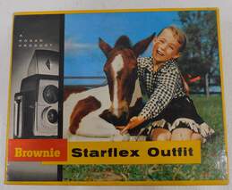 Vintage Kodak Brownie Starflex Camera Outfit With Original Box