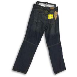 NWT BiLT Iron Workers Mens Blue Denim Medium Wash Straight Leg Jeans Size 38R alternative image