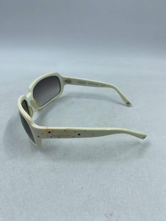 Coach White Sunglasses - Size One Size image number 4