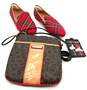 Calvin Klein Logo Crossbody Bag W/J Crew Tartan Slip On Womens Shoes Size 9 image number 1