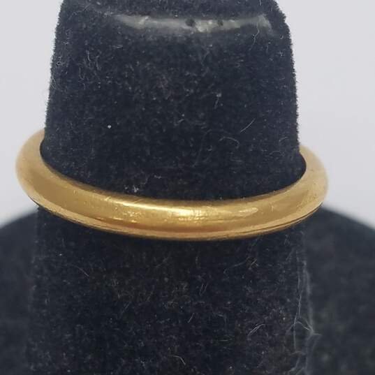 Tiffany & Co. Authentic 22K Gold 2mm Band Sz 3 3/4 Ring 2.5g image number 2